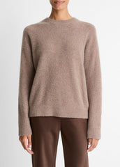 Plush Cashmere Crew Neck Sweater in Crew Neck - HEATHER DOE