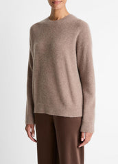 Plush Cashmere Crew Neck Sweater in Crew Neck - HEATHER DOE