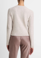 Plush Cashmere Shrunken Cardigan in Cardigans - MARBLE