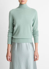 Cashmere Turtleneck Sweater in Turtleneck - ALOE STONE