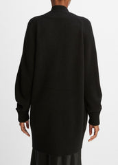 Cashmere Open-Front Cardigan in Cardigans - BLACK