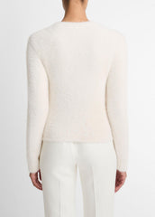 Eyelash Crew Neck Sweater in Crew Neck - CHIFFON