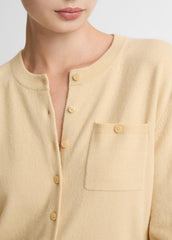 Wool & Cashmere-Blend Pocket Cardigan in Cardigans - CHAMOMILE