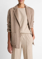 Double-Face Wool & Cashmere-Blend Blazer in Blazers - HEATHER DOE