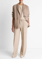 Double-Face Wool & Cashmere-Blend Blazer in Blazers - HEATHER DOE