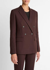 Sculptural Tailored Blazer in Blazers - BLACK GRAPE