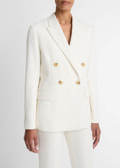 Sculptural Tailored Blazer in Blazers - OFF WHITE
