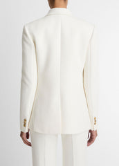 Sculptural Tailored Blazer in Blazers - OFF WHITE