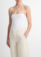 Pima Cotton Camisole in Tank Tops - OPTIC WHITE