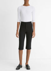 Elbow-Sleeve Crew Neck T-Shirt in Short Sleeve - OPTIC WHITE