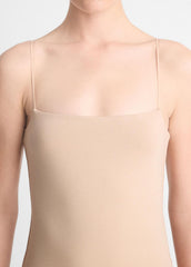 Pima Cotton Camisole in Tank Tops - CHAMOIS