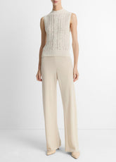 Colette High-Rise Crepe Bias Pant in Trousers - SHELL