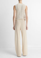 Colette High-Rise Crepe Bias Pant in Trousers - SHELL