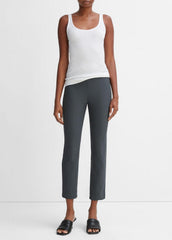 Women's Stitch Front Seam Ponte Legging - DARK GREY