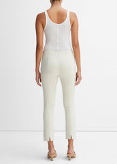Women's Stitch Front Seam Ponte Legging - GESSO