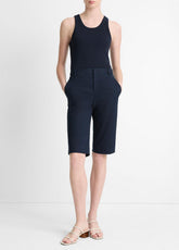 Italian Stretch-Cotton Chino Short in Shorts - COASTAL BLUE