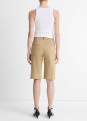 Italian Stretch-Cotton Chino Short in Shorts - DESERT