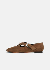 Cici Suede Flat in Loafers & Flats - ELMWOOD