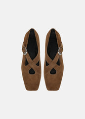Cici Suede Flat in Loafers & Flats - ELMWOOD