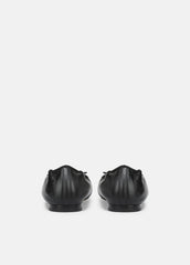 Darla Leather Ballet Flat in Loafers & Flats - BLACK