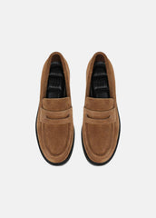 Siena Suede Lug-Sole Loafer in Loafers & Flats - ELM WOOD