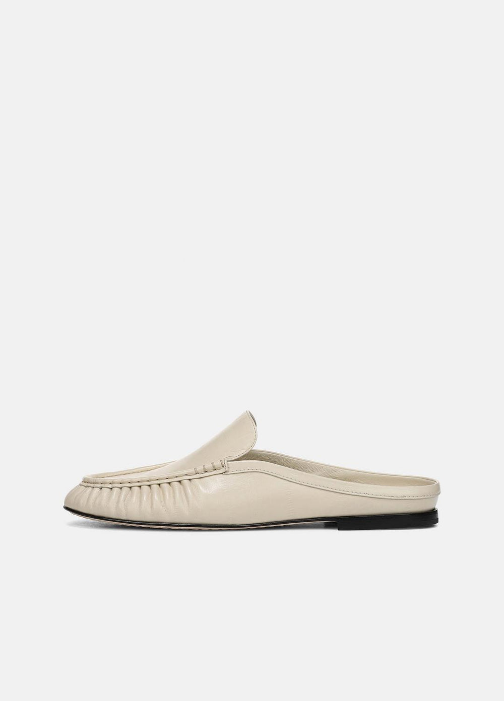 Tevin Leather Mule in Loafers & Flats - MOONLIGHT