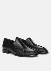 Nora Leather Loafer in Loafers & Flats - BLACK