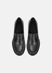 Nora Leather Loafer in Loafers & Flats - BLACK