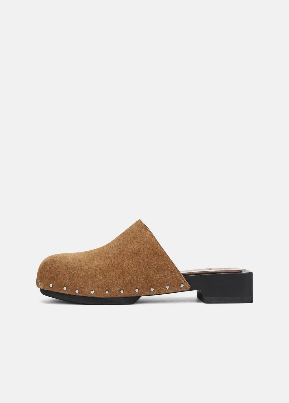 Margarita Suede Clog in Loafers & Flats - ELMWOOD