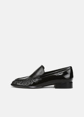Nora Leather Loafer in Loafers & Flats - BLACK