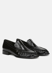 Nora Leather Loafer in Loafers & Flats - BLACK