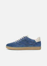 Oasis Contrast-Edge Suede Sneaker in Sneakers - INDIGO/FLAX