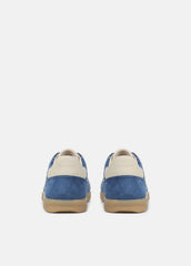 Oasis Contrast-Edge Suede Sneaker in Sneakers - INDIGO/FLAX