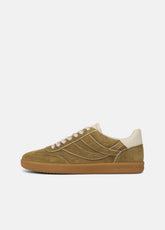Oasis Contrast-Edge Suede Sneaker in Sneakers - OLIVEWOOD/FLAX