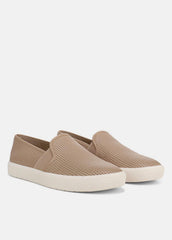Blair Perforated Leather Sneaker in Sneakers - WARM ALMOND