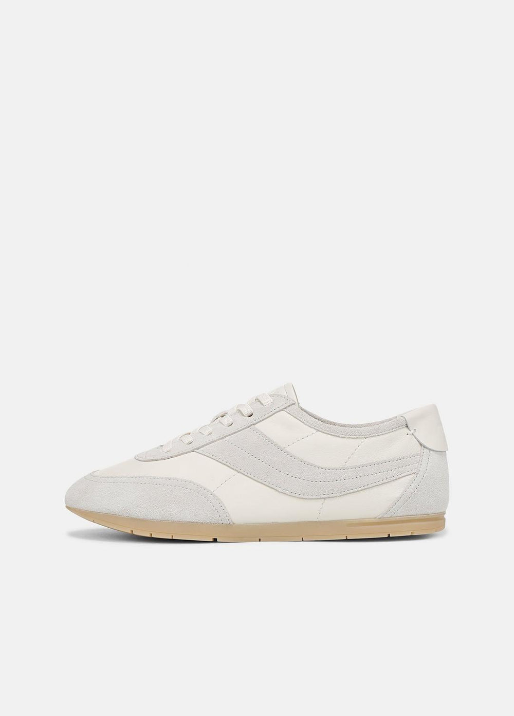 LA Leather & Suede Runner Sneaker in Sneakers - HORCHATA/PEBBLE WHITE