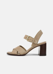 Salma Suede Heeled Sandal in Heels - DUNE