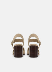 Salma Suede Heeled Sandal in Heels - DUNE