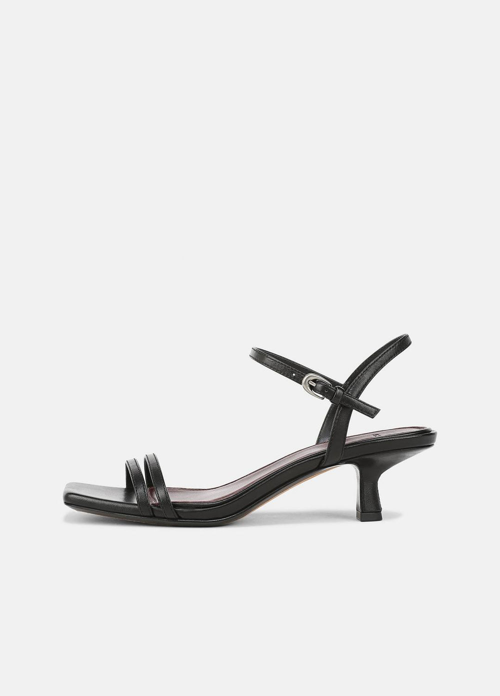 Tilda Leather Heeled Sandal in Heels - BLACK
