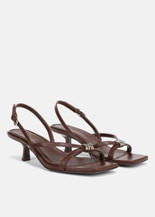 Tali Slingback Sandal in Heels - MOLTON BROWN