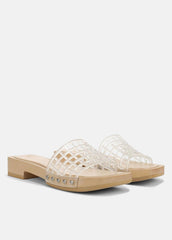 Barbara Jelly Slide Sandal in Sandals - CLEAR