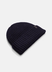Plush Cashmere Chunky-Knit Beanie in Scarves & Hats - COASTAL BLUE