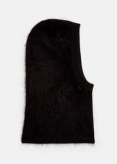 Brushed Cashmere Balaclava in Scarves & Hats - BLACK