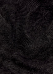 Brushed Cashmere Balaclava in Scarves & Hats - BLACK