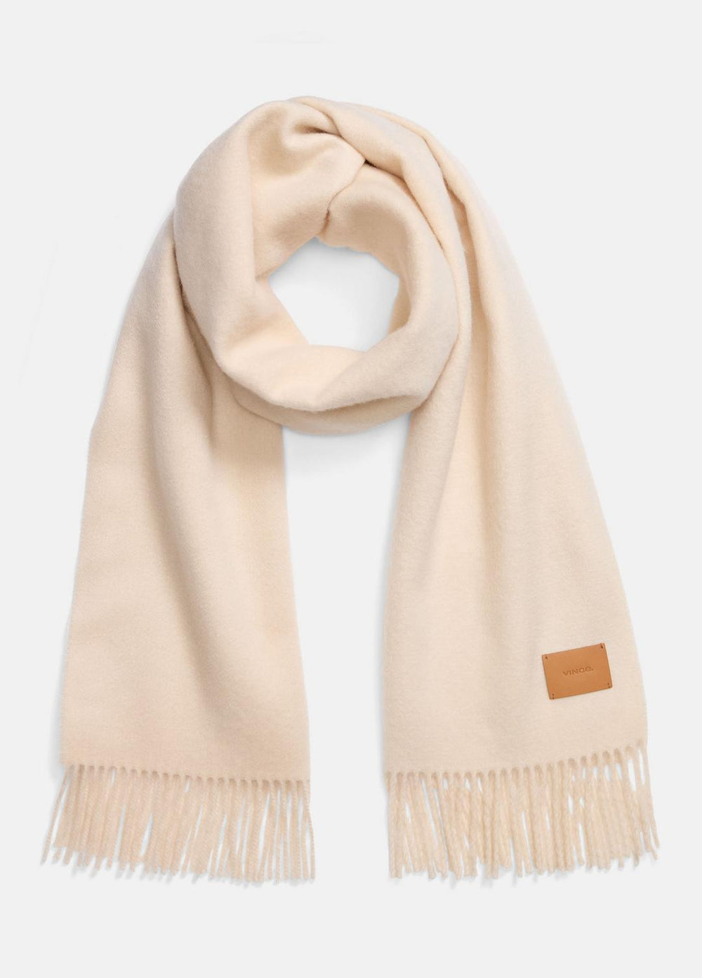 Double-Face Cashmere Scarf in Scarves & Hats - IVORY