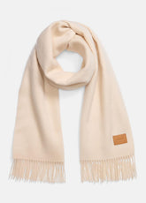 Double-Face Cashmere Scarf in Scarves & Hats - IVORY