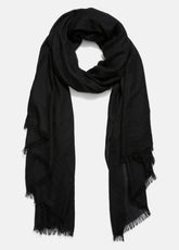 Lightweight Cashmere Scarf in Scarves & Hats - BLACK