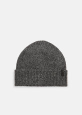 Donegal Cashmere Jersey Beanie in Scarves & Hats - CHARCOAL