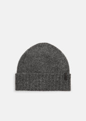 Donegal Cashmere Jersey Beanie in Scarves & Hats - CHARCOAL