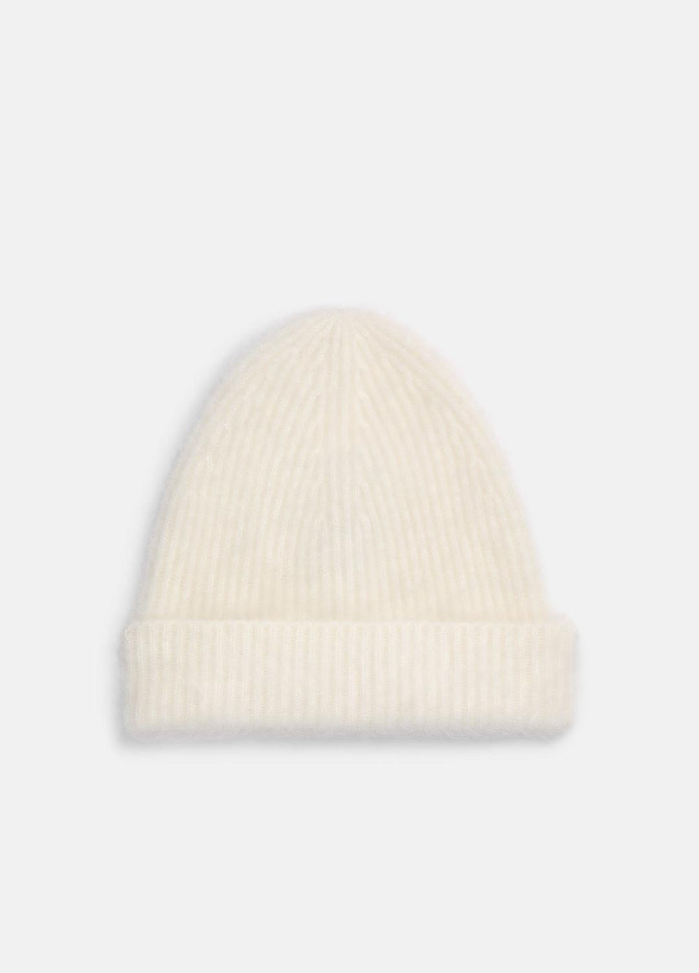 Brushed Cashmere Beanie in Scarves & Hats - IVORY